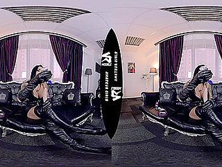 Mistress Kennya - JOI And Smoking With Gloves - VRVids