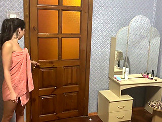 Katty West Masturbating After Shower