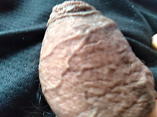 gay young man caresses his big penis hardcore