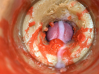 Camera 4k in Vagina, Cervix POV, "Creampie", "Fucking breed me" ASMR SEX