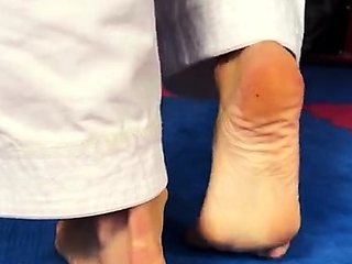 Martial Fetish Olga White Gi Karate Selfdefense