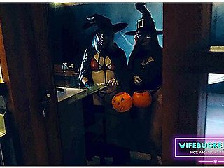 Wife Porn By My Wife And Her Surprised Me For Halloween