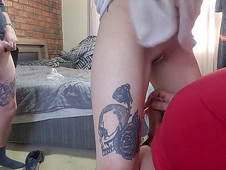 Wife swap, wife sharing, small tits girl