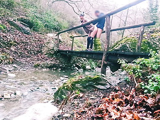 Hiking Outdoor Fuck on a River