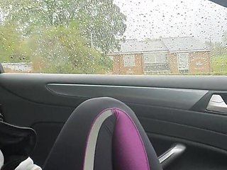 In My Car, Trying Out My Remote Vibrator, Its Soooooo Good!! Serenexx