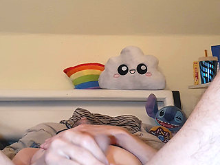I'm jerking off almost like a bear