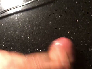 Rubbing out hot cum