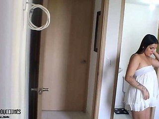 I enjoy spying on my step-mom after her shower, dressed in revealing outfits