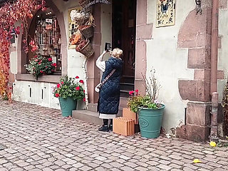 Blonde MILF Gets Fucked in Dress - Homemade Amateur Sex