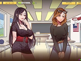 Visual hentai, naked adventure, public