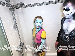 Jack and Sally Get Soapy in the Shower – Amateur Couple Fun