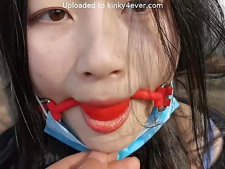 Kinky asian tart incredible BDSM porn clip