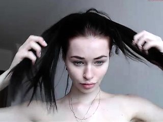 Brunette Solo Webcam Masturbation