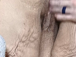 Big and Chunky Couple Fingering Her Wet Naughty Pussy Bubble