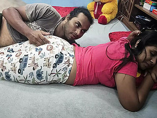 Hot Mallu Girl Vaishnavy and Sharun Raj's Steamy Bedroom Romance - Big Ass Kiss and Ass Rubbing