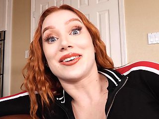 Redhead Madison Morgan moans while getting fucked by her man