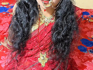 Newly Married Desi Bhabhi Blowjob & Doggy Style in Bedroom - Hindi Dirty Talk with Lalita Singh