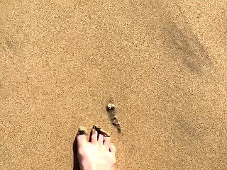 Foot fetish Handjob POV