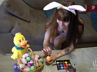 Cute Bunny Gives Messy Blowjob - Part 1