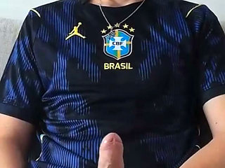 Horny Bro Caught Jerking After Soccer Practice