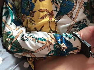 In Handcuffs with a Red Plug in the Ass - Kissing and Fucking a Helpless Bitch