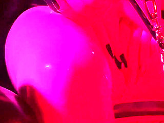 Rubber & Ava Fetishart Give Perv a Latex Footjob Part 2