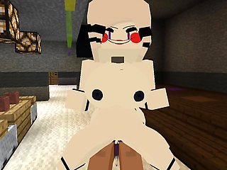 Minecraft Jenny Mod Fapcraft: Fazclaire's Night FNAF I summon Marie and wish for 69 and reverse cowgirl