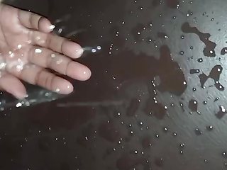 Small Asian Dick Doesn't Work so Well but Fingering Makes Squirt Over Chubby Step Mother