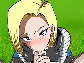 Dragonballs Android 18 - POV Real Blowjob by Misskitty2k Gameplay