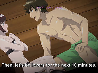 Hentai Anime In Cheating With Hairy Babe In Sauna