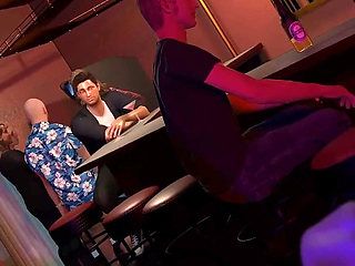 Friendly Housewife by White Foam - Young Couple Goes for the First Time at a Swinger Club 16