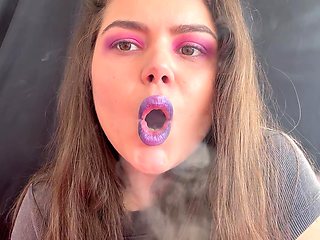 Smokey Seductress: Purple Passion Pink Cigars