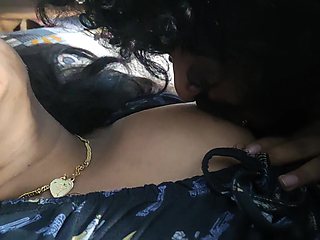 Mallu Couple Hot Boobs Suck, Hot Wife Boobs Suck in Night