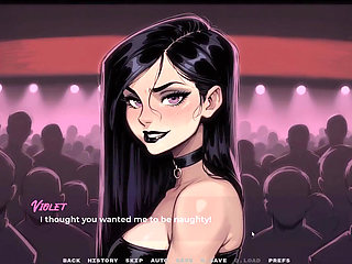 My New Girlfriend Taboo Hentai Game Ep.42 My Topless GF Tease the Bar Crowd!