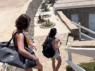 Tiffany Leiddi Takes Ricky Mancini's Big Cock Under the Mykonos Sun