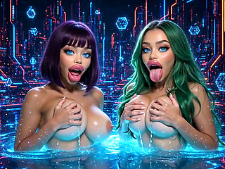 Funny Boobs and Tongue, Ai Animation