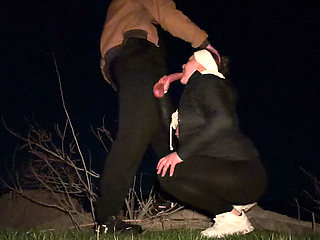 Horny Wife Sneaks Away From Camp to Get Fucked by Big Dick