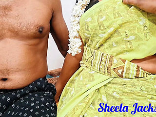 Hot Tamil MILF Sheela Jackson Fucks Stepson - Indian Aunty Blowjob and Creampie Roleplay