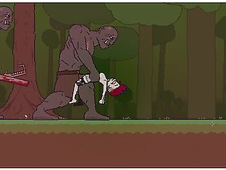 Pixel Baddy Gets Bred And Mind Broke By Huge Orc Cock - Car Toon