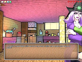 Hentai anime, same bed, witches