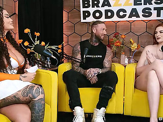 Brazzers Podcast Ep 14 - Abigaiil Morris & Toochi Kash Threesome Fuck