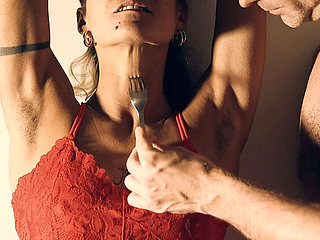 Tied MILF Gets Pussy Eaten Doggystyle