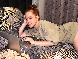 Bathroom Anal Sex with Flexible Redhead Teen Nicole Murkovski