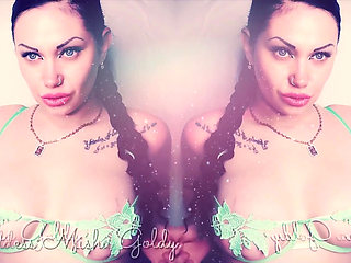 Mesmerizing eye contact & lips & tits & JOI