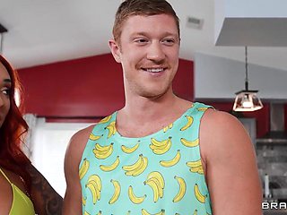 Victoria June  Kona Jades Big Cock Threesome Cumshot
