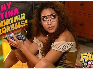 Latina Petite Has Multiple Squirting Orgasms