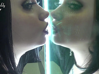 Kiss my huge lips  -  and you will be completely mine