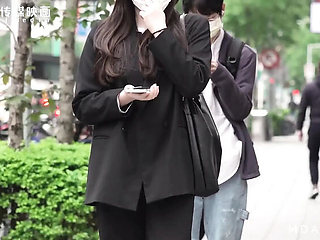 Street Scout Rejects Beauty, But She Debuts With Huge Fake Tits And Cumshot