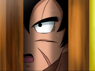 Dragon Ball Lost Chapter - Cheelai playing with her Pussy in the room