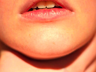 Impact Play - Erotic Spanking & Mouth Closeup